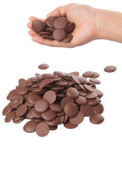 Çikolata düğmesini yukarı toplama