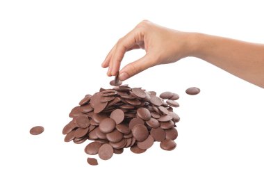 Çikolata düğmesini yukarı toplama