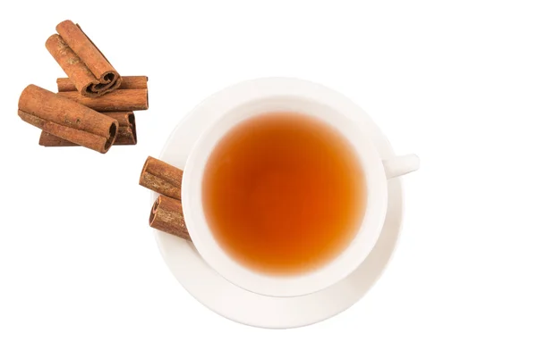Čaj a skořicí — Stock fotografie