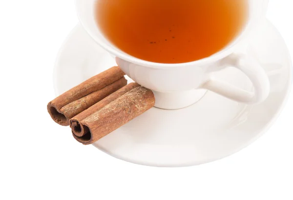 Tea And Cinnamon — Stock Photo, Image
