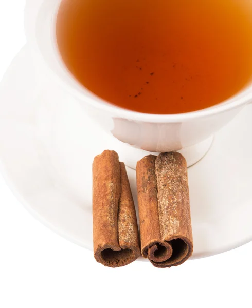 Tea And Cinnamon — Stock Photo, Image