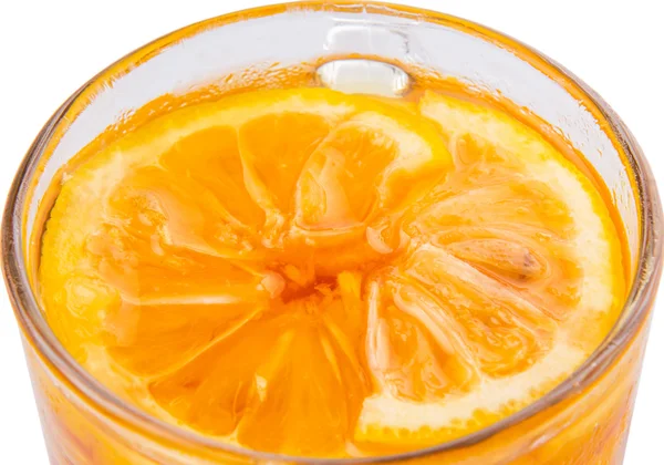 레몬 슬라이스 및 꿀의 홈 구제 — 스톡 사진