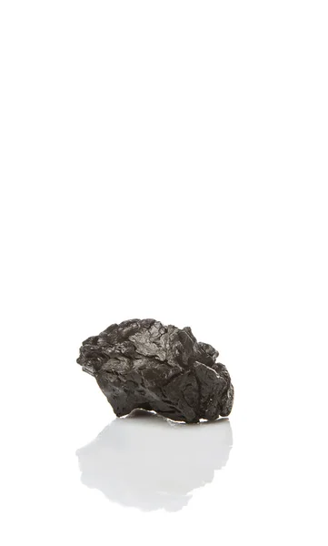 Lump Charcoal White Background — Stock Photo, Image