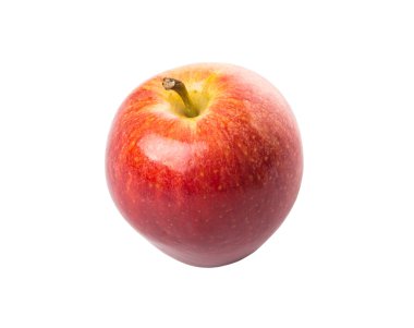 beyaz zemin üzerinde Kraliyet gala elma