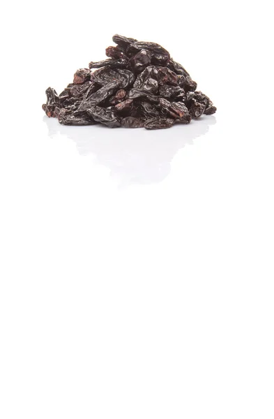 Black Raisin White Background — Stock Photo, Image