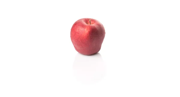 Manzanas Rojas Sobre Fondo Blanco — Foto de Stock