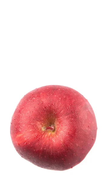 Червоні Яблука Білому Тлі — стокове фото