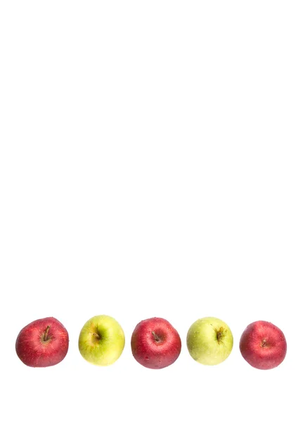 Red And Green Apple — Stock Photo, Image