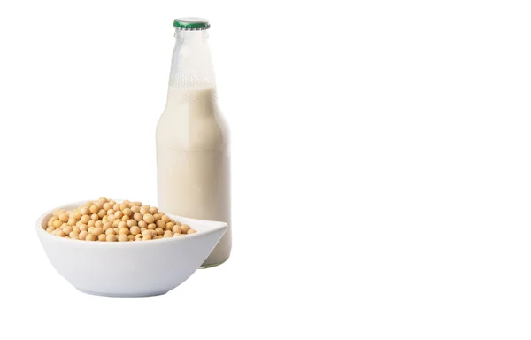 Soybean And Soybean Milk — Stock Photo, Image