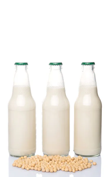 Soybean And Soybean Milk — Stock Photo, Image