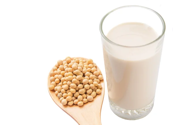 Soybean And Soybean Milk — Stock Photo, Image