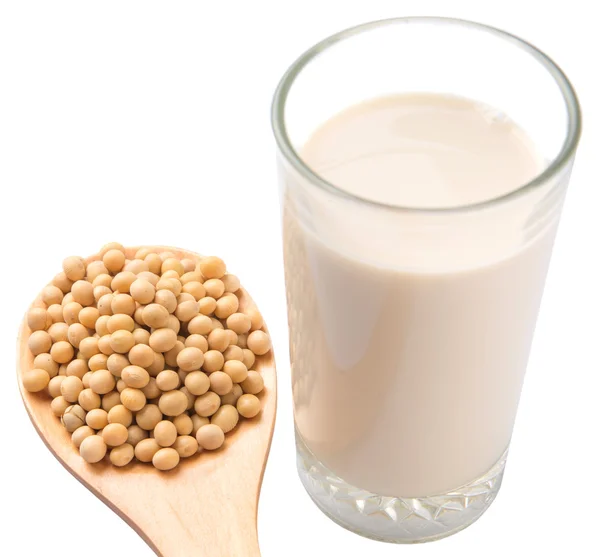 Soybean And Soybean Milk — Stock Photo, Image