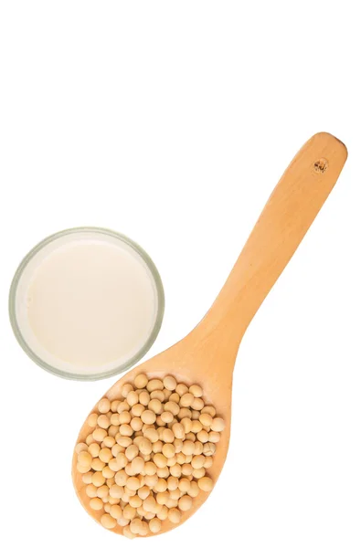 Soybean And Soybean Milk — Stock Photo, Image