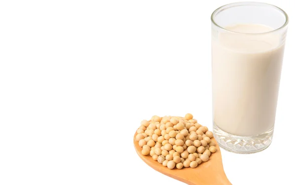 Soybean And Soybean Milk — Stock Photo, Image