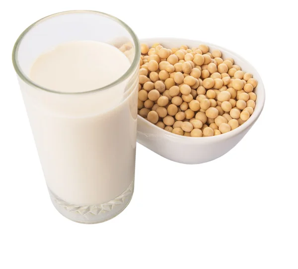 Soybean And Soybean Milk — Stock Photo, Image