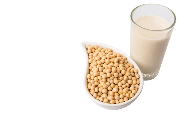 Soybean And Soybean Milk — Stock Photo, Image