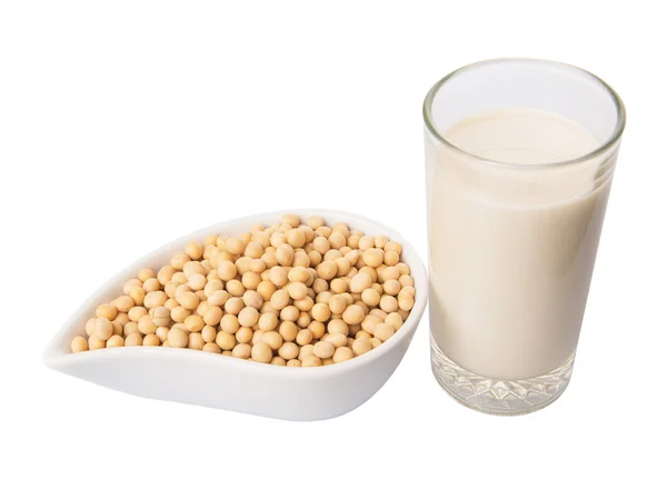 Soybean And Soybean Milk — Stock Photo, Image