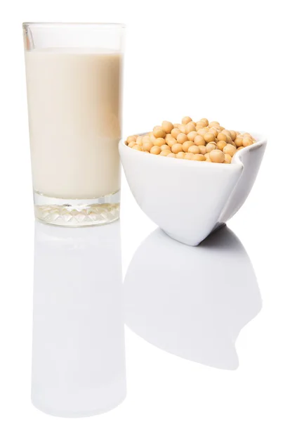 Soybean And Soybean Milk — Stock Photo, Image