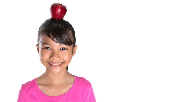 Balancing Red Apple — Stock Photo, Image