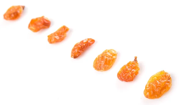 Sušený oranžové barevné Rozinka — Stock fotografie