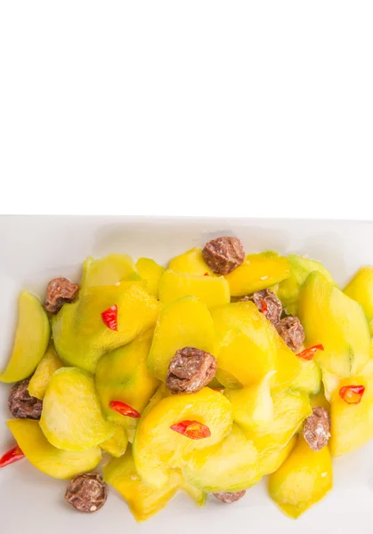 Mango en escabeche y tamarindo seco — Foto de Stock