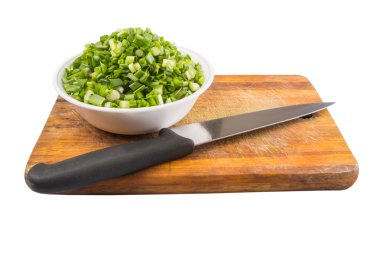 kıyılmış scallions