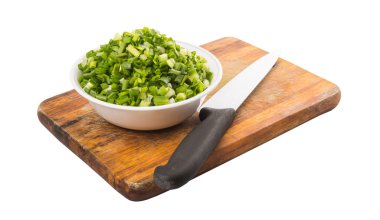 kıyılmış scallions