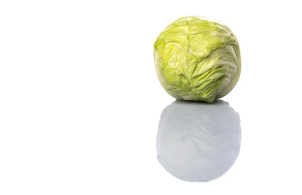 Green Cabbage Vegetable — Stock Photo, Image
