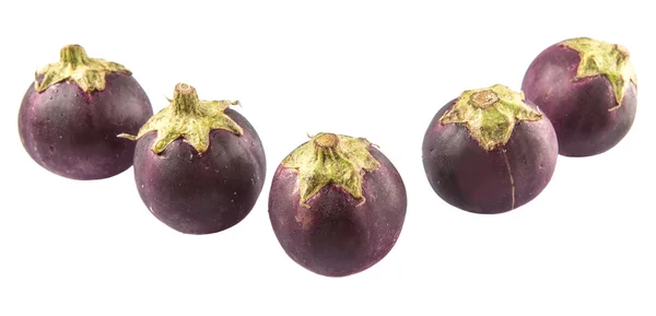 Shape Eggplant White Background — Stock Photo, Image