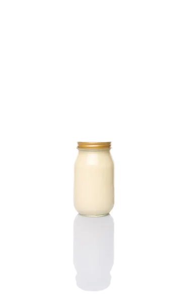 Mayonnaise im Glas — Stockfoto