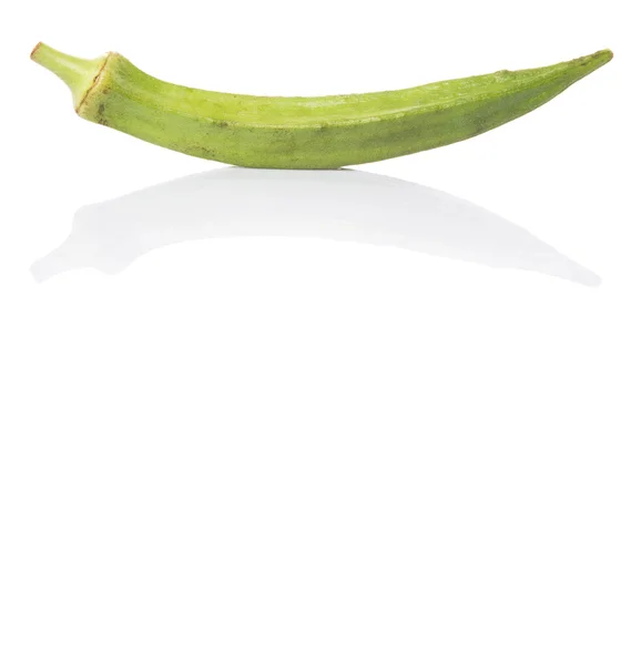 Okra vagy női ujjak zöldség — Stock Fotó