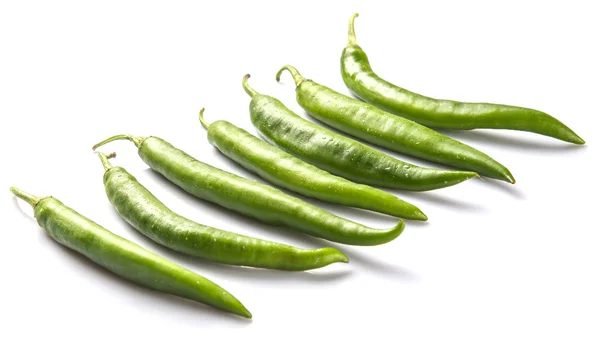 Grön chilipeppar — Stockfoto