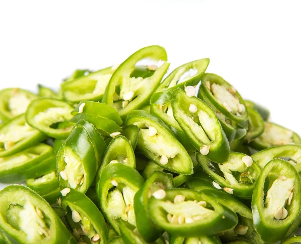 Chiles verdes picados —  Fotos de Stock