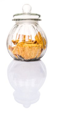 Kurabiye kavanozu şeker kraker