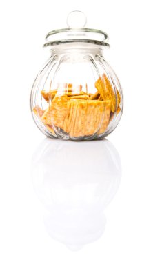 Kurabiye kavanozu şeker kraker