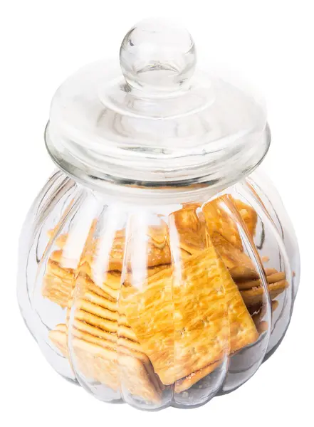 Sugar Crackers In Cookie Jar — Stock Photo, Image