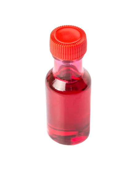 Liquid Light Red Food Color Additive — Stock Photo, Image