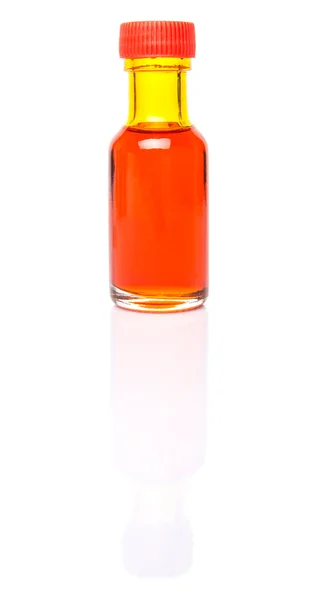 Aditivo de cor de alimento laranja líquido — Fotografia de Stock