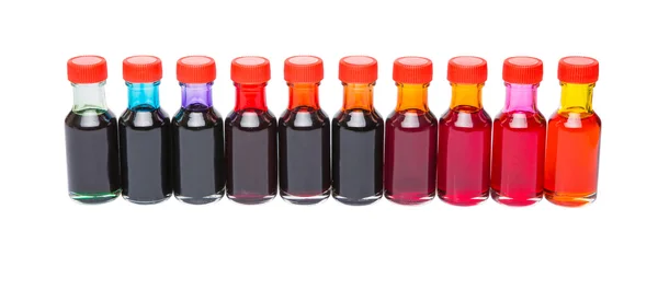 Various Colors Of Food Color Additives — Stock Photo, Image