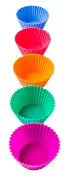 Silicone cupcake  baking cups — Stock Photo, Image