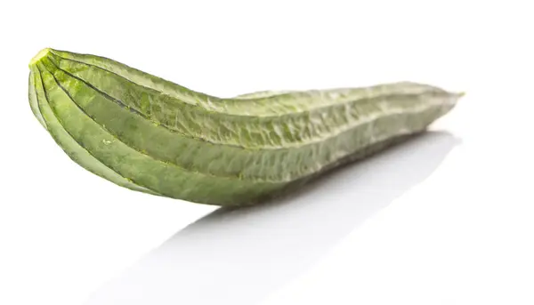 Snake Gourd Vegetable White Background — Stock Photo, Image