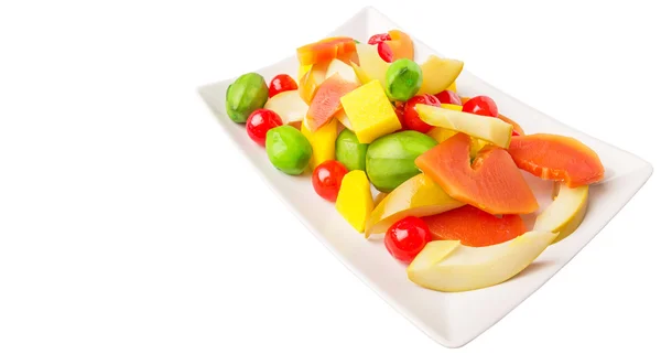 Mix Variety Of Pickled Fruit — Stock Photo, Image