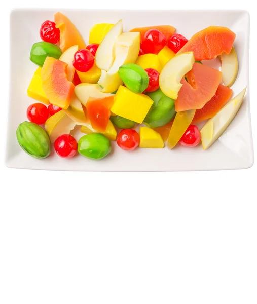 Mix Variety Of Pickled Fruit — Stock Photo, Image