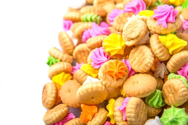 Biscotti con crema — Foto Stock