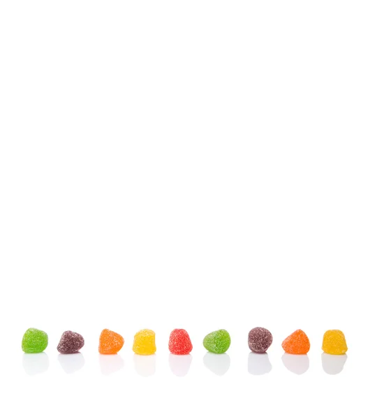 रंगीत मिश्रण साखर जेली कँडी — स्टॉक फोटो, इमेज