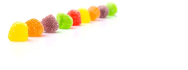 Renkli karışımı şeker Jelly şeker — Stok fotoğraf