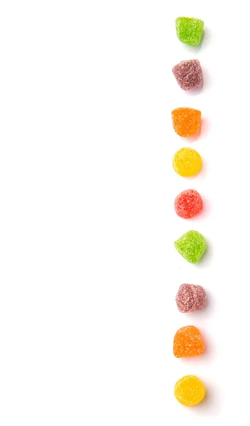 Bunte Mischung Zuckergelee Bonbons — Stockfoto
