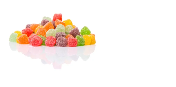 Bunte Mischung Zuckergelee Bonbons — Stockfoto