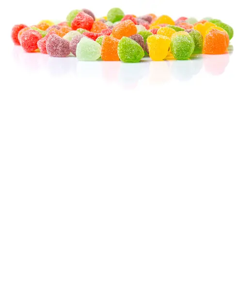 Барвистий мікс цукерки желе цукерки — стокове фото