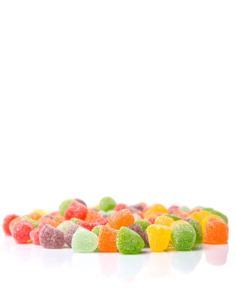 Bunte Mischung Zuckergelee Bonbons — Stockfoto